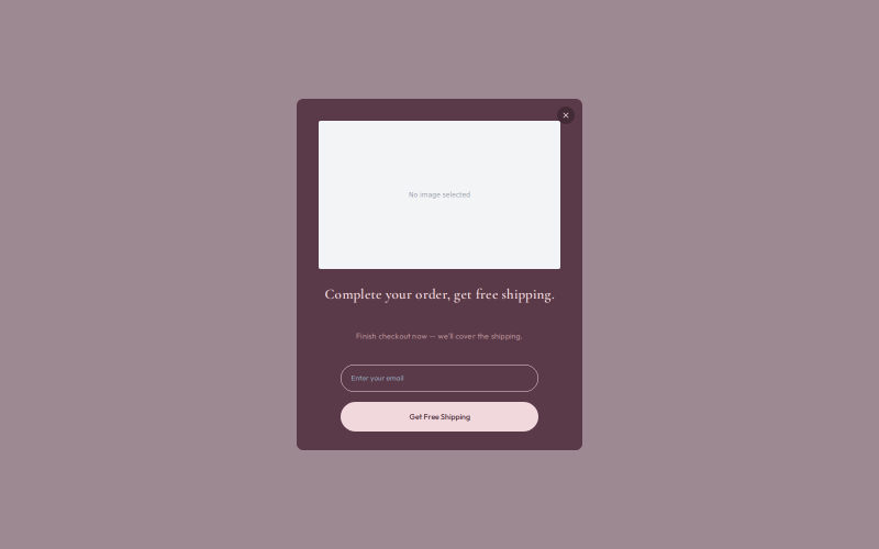 Cart Saver - Mulberry — Popup Shopify popup template