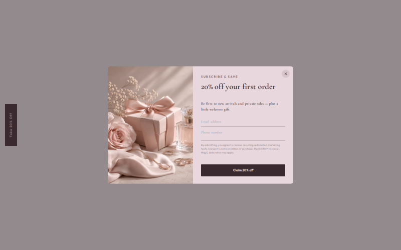 Special Offer — Popup Shopify popup template