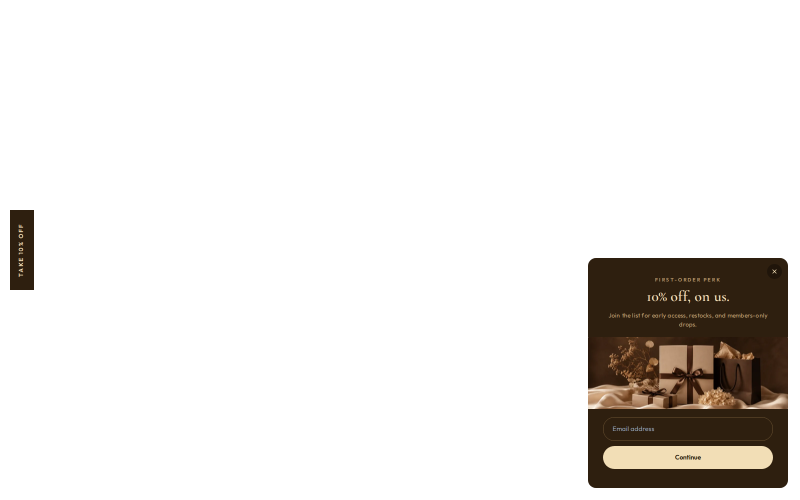 Multi-Step - Copper — Slide-in Shopify popup template